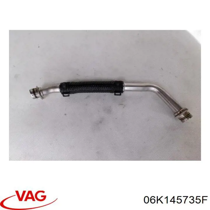 Купити 06K145735F VAG Трубка/шланг відводу масла від турбіни