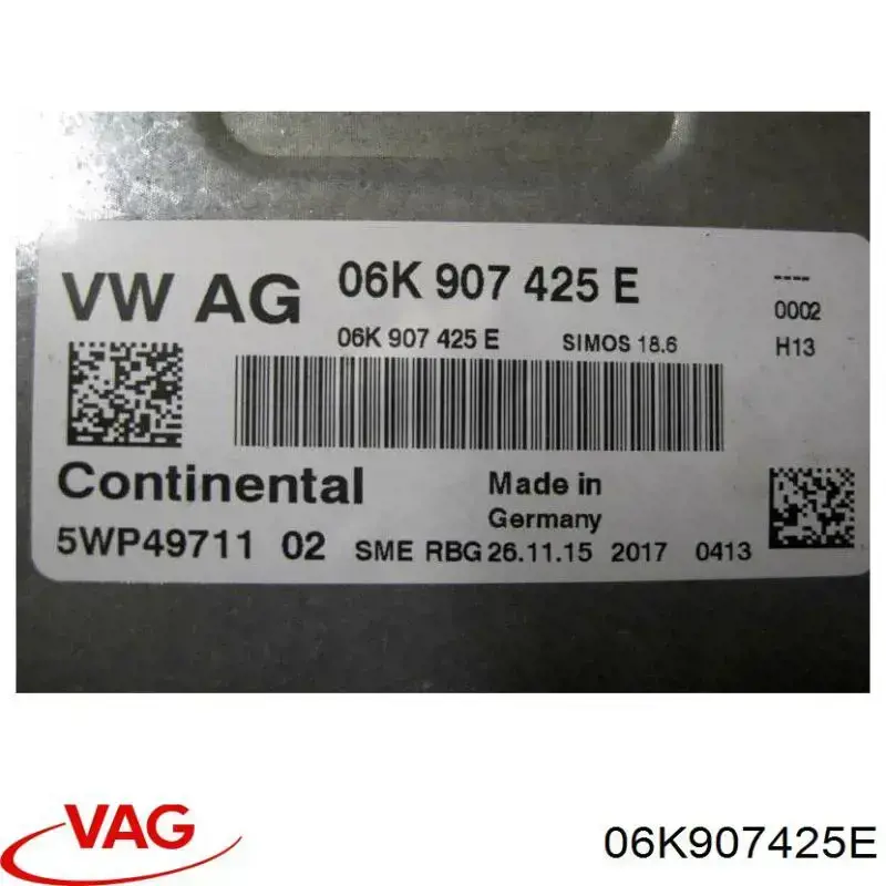  VAG 06K907425E ціна, від 253.39 USD