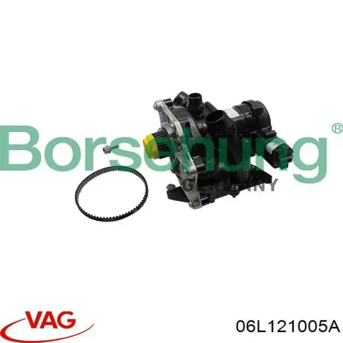 Купити 06L121005A VAG Помпа водяна (насос) охолодження, в зборі з корпусом