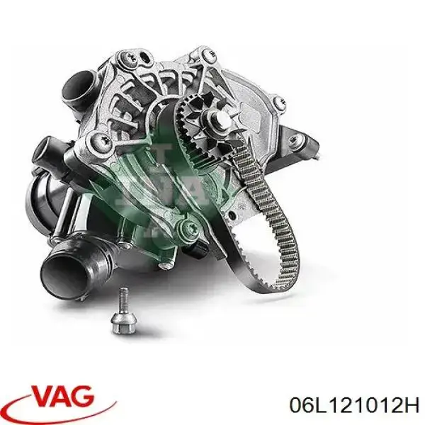 Купити 06L121012H VAG Помпа водяна (насос) охолодження, в зборі з корпусом