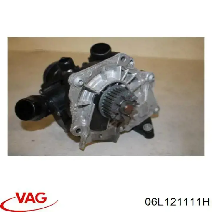 Помпа водяна (насос) охолодження, в зборі з корпусом 06L121111H VAG