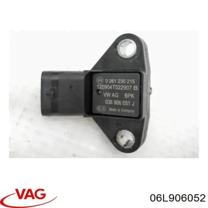 06L906052 VAG датчик тиску трубки вторинного повітря