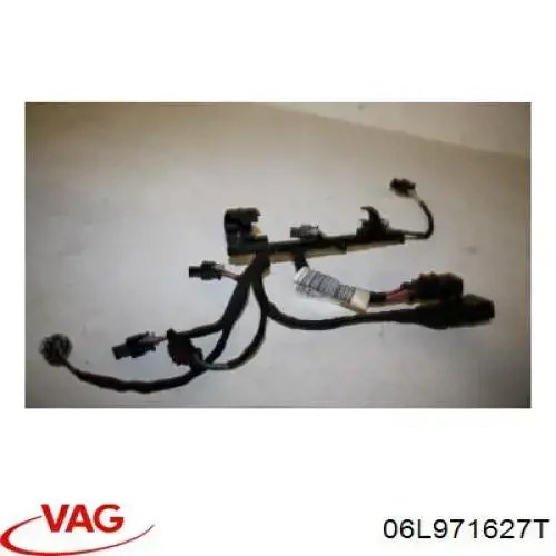 Роз'єм (фішка) паливної форсунки 06L971627T VAG