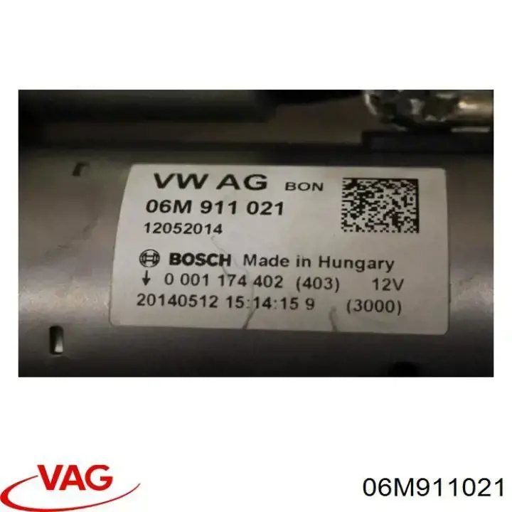 Купити 06M911021 VAG Стартер