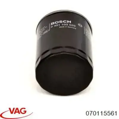 Масляний фільтр двигуна VAG 070115561 ціна, від 6.06 USD