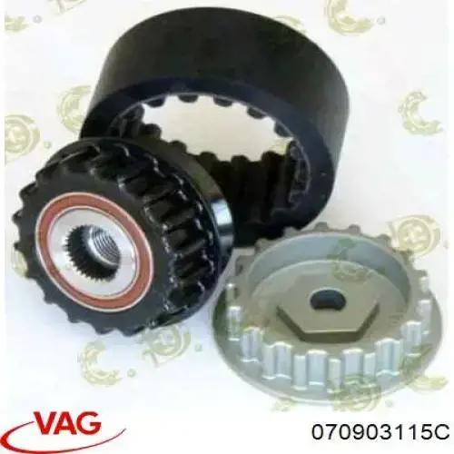 Купити 070903115C VAG Шків генератора