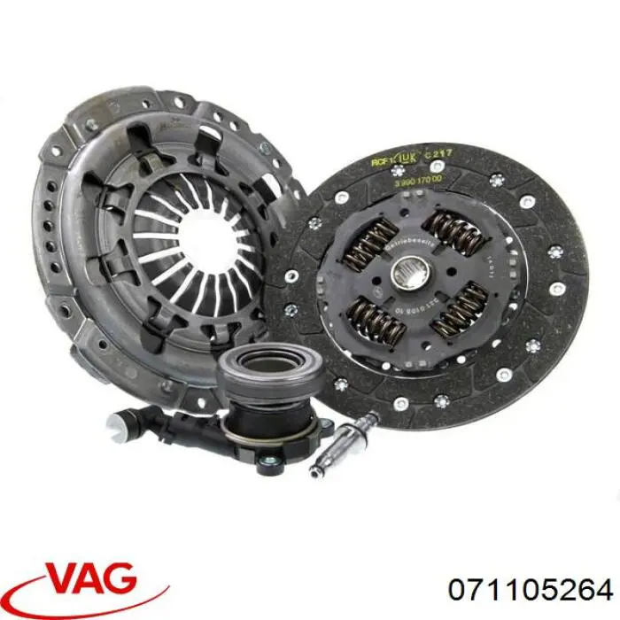 Комплект зчеплення (3 частини) VAG 071105264 ціна, від 699.04 USD
