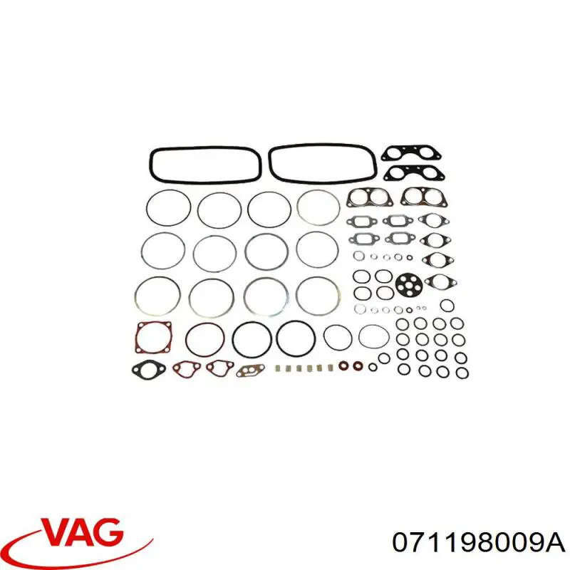 Комплект прокладок двигуна, повний VAG 071198009A ціна, від 65.28 USD