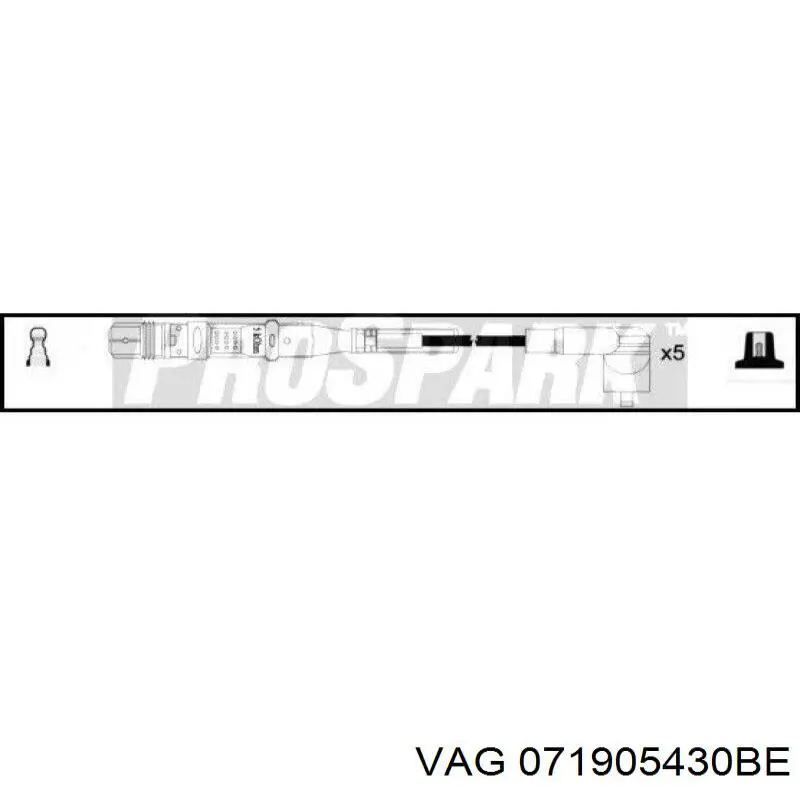 Купити 071905430BE VAG Провід високовольтні, комплект