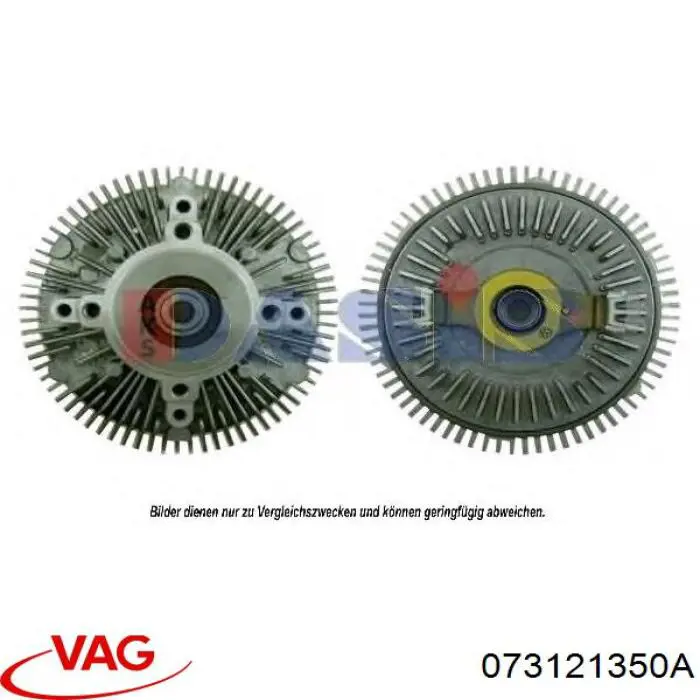 В'язкова муфта вентилятора VAG 073121350A ціна, від 65.52 USD