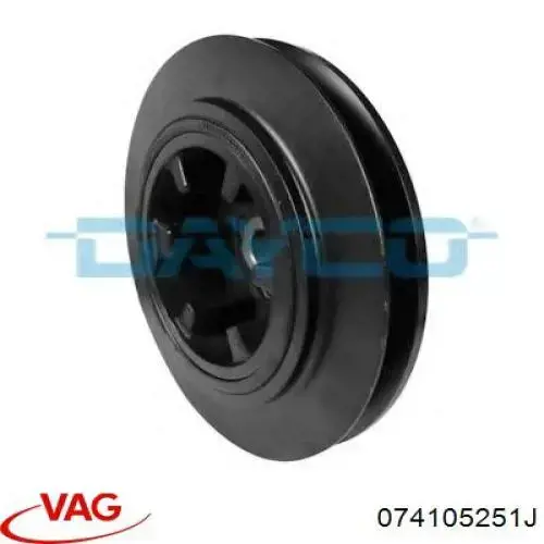 Шків колінвала (демпфер ) Kamoka RW038 ціна, від 92.90 USD