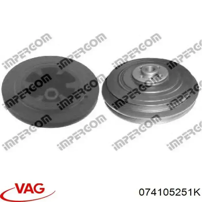300136 Maxgear Демпфер колінвалу