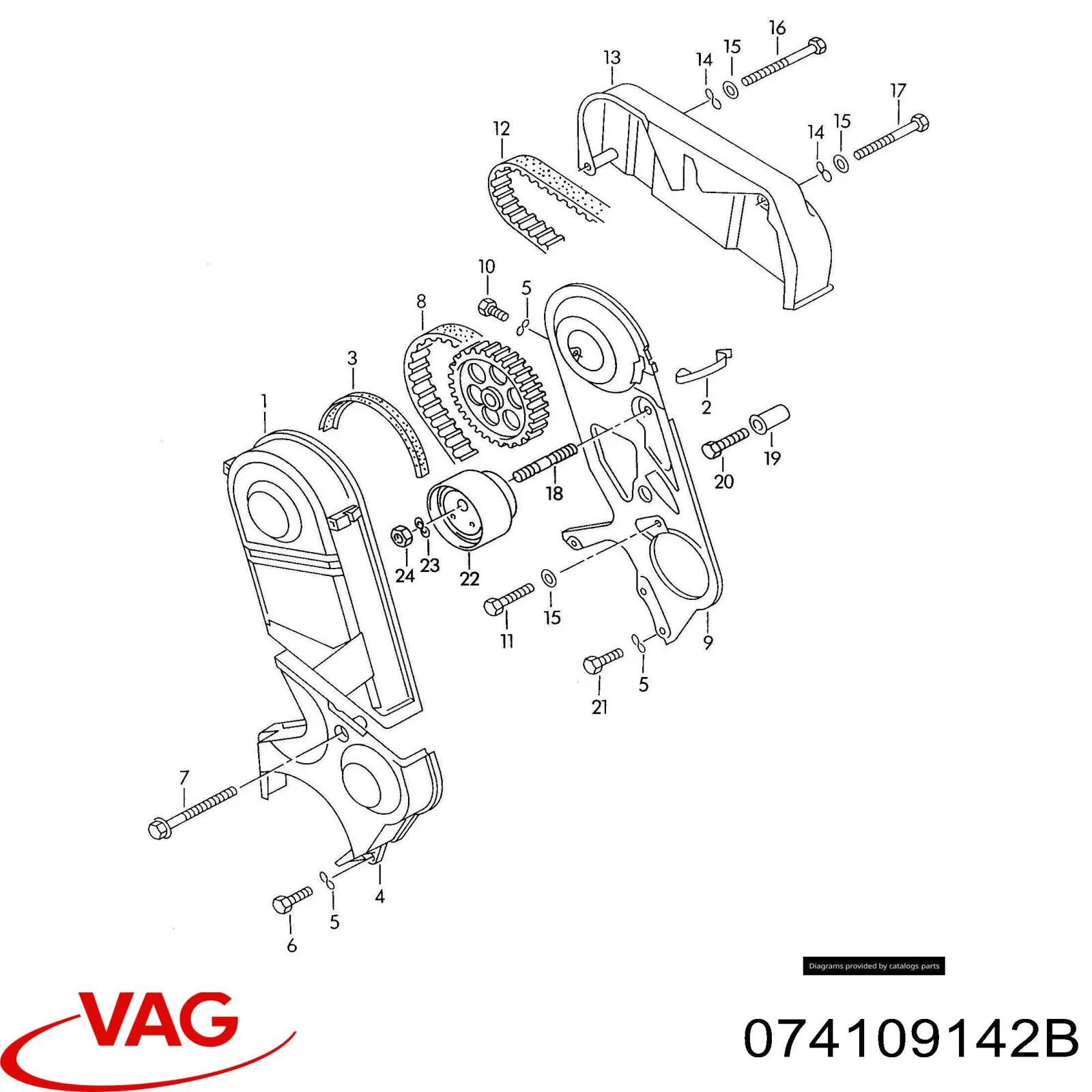  VAG 074109142B ціна, від 31.67 USD