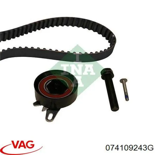 Ролик натяжителя ременя газорозподілу VAG 074109243G ціна, від 31.04 USD