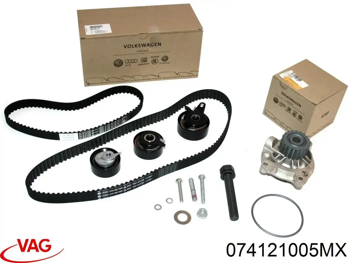 Помпа охолодження VAG 074121005MX ціна, від 34.87 USD