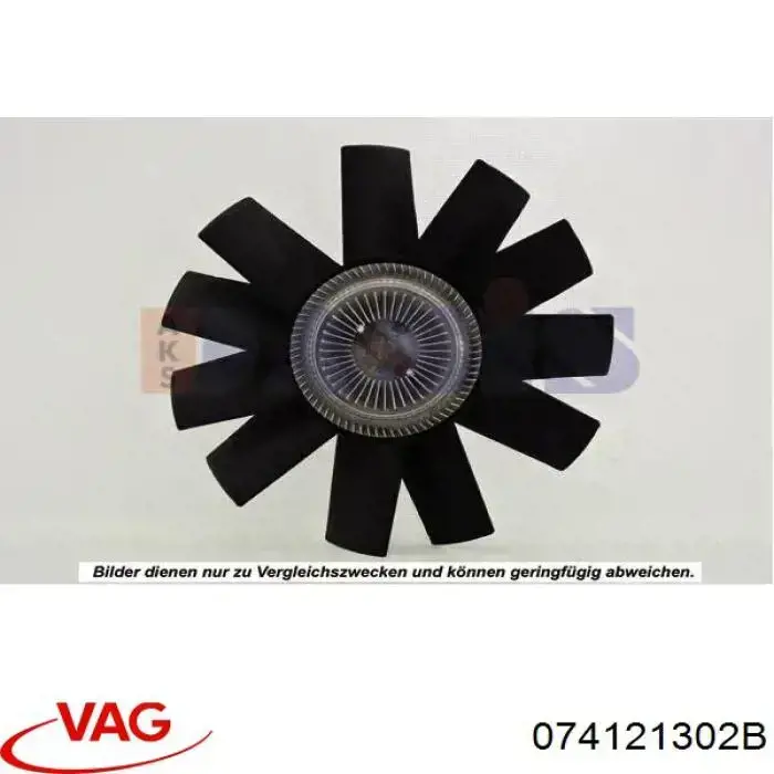 В'язкова муфта вентилятора VAG 074121302B ціна, від 82.59 USD