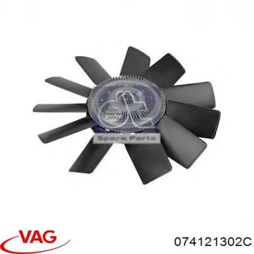 Вискомуфта вентилятора 074121302C VAG