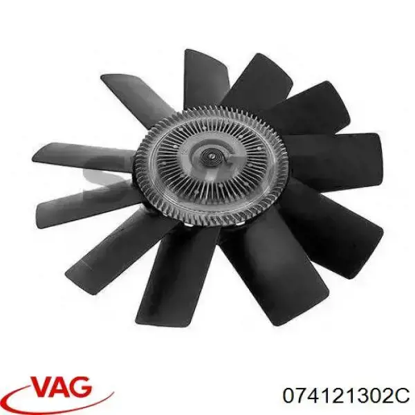 В'язкова муфта вентилятора VAG 074121302C ціна, від 81.44 USD