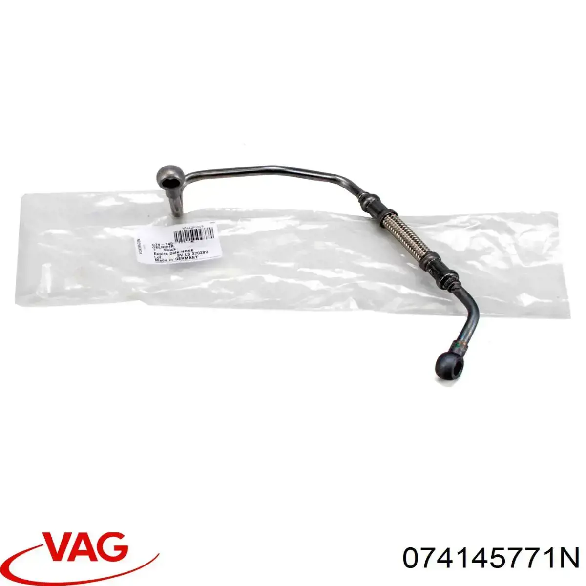 Трубка/шланг подачі масла до турбіни VAG 074145771N ціна, від 144.64 USD
