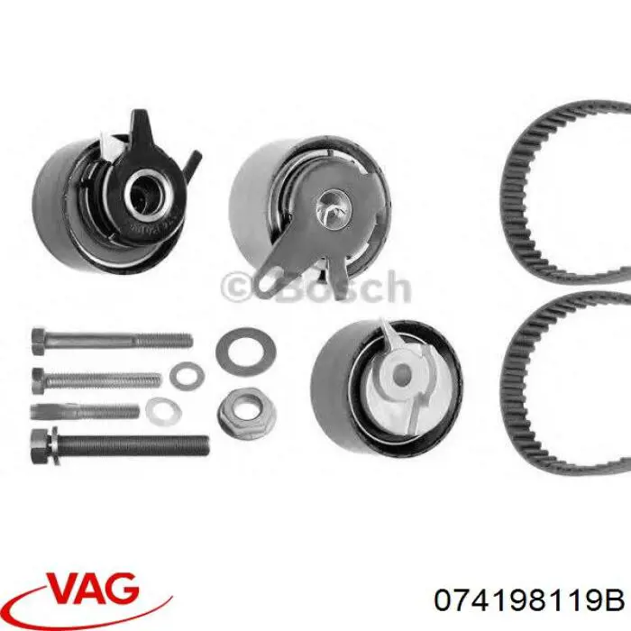 074198119B VAG Ремінь ГРМ, комплект