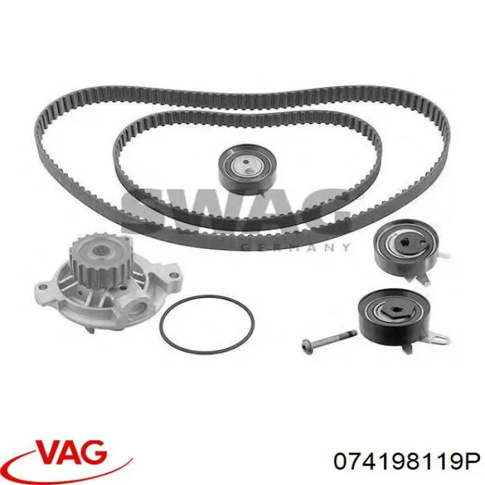 Комплект ГРМ VAG 074198119P ціна, від 136.19 USD