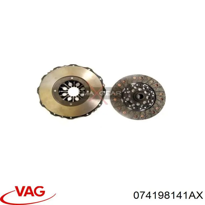 Купити 074198141AX VAG Комплект зчеплення (диск, корзина, підшипник)