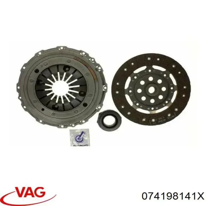 Комплект зчеплення (3 частини) VAG 074198141X ціна, від 173.97 USD
