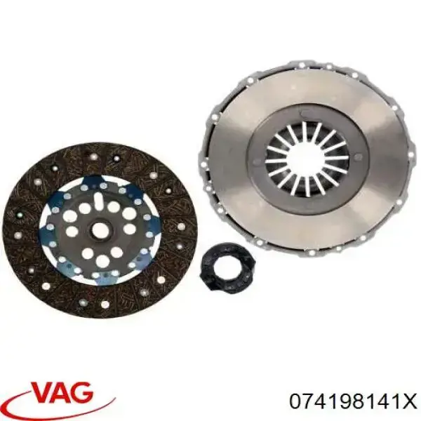 Купити 074198141X VAG Комплект зчеплення (диск, корзина, підшипник)