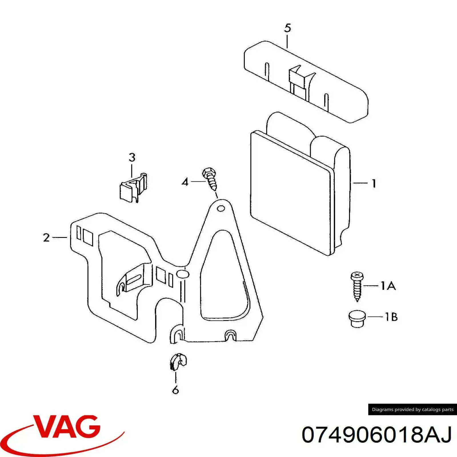 ЕБУ VAG 074906018AJ ціна, від 126.67 USD
