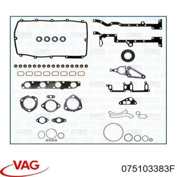 Прокладка головки блока циліндрів (ГБЦ) VAG 075103383F