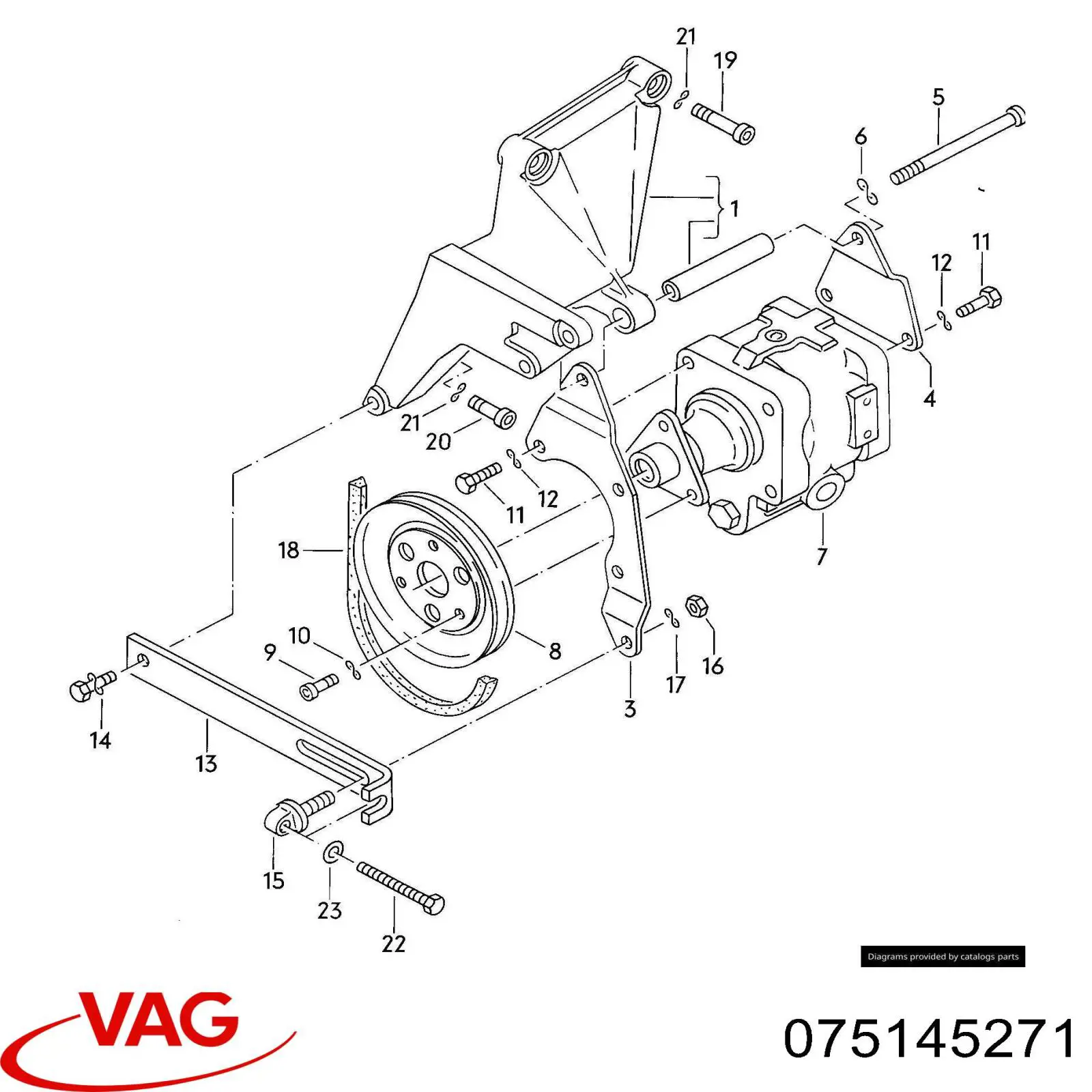 Купити 075145271 VAG Ремінь генератора