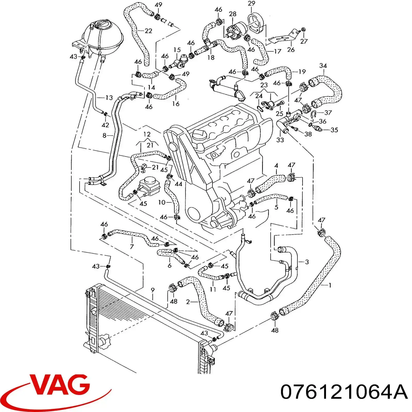  Патрубок термостата Volkswagen Crafter 