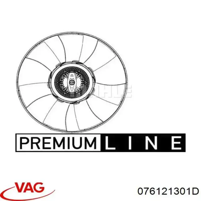 Купити 076121301D VAG Муфта вязкостная системи охолодження