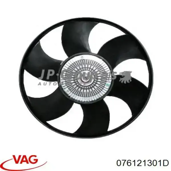 076121301D VAG вентилятор/крильчатка радіатора охолодження