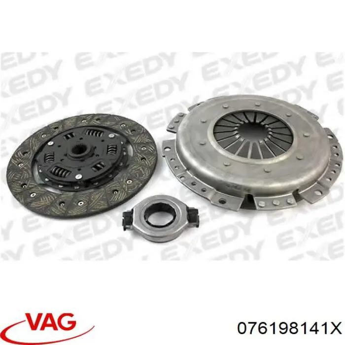 Комплект зчеплення (3 частини) VAG 076198141X ціна, від 185.57 USD