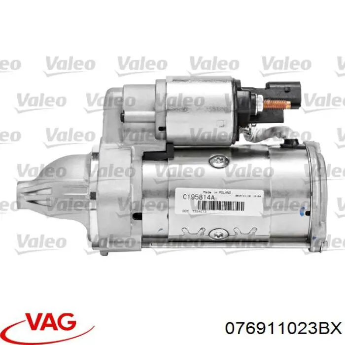 Стартер VAG 076911023BX ціна, від 100.73 USD