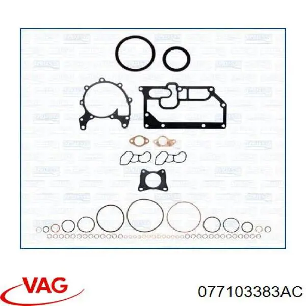 077103383AC VAG прокладка головки блока циліндрів (гбц, права)