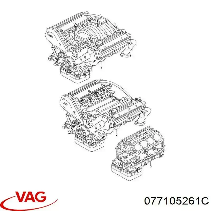 Зірка-шестерня приводу коленвалу двигуна на Audi A8 (4D_)
