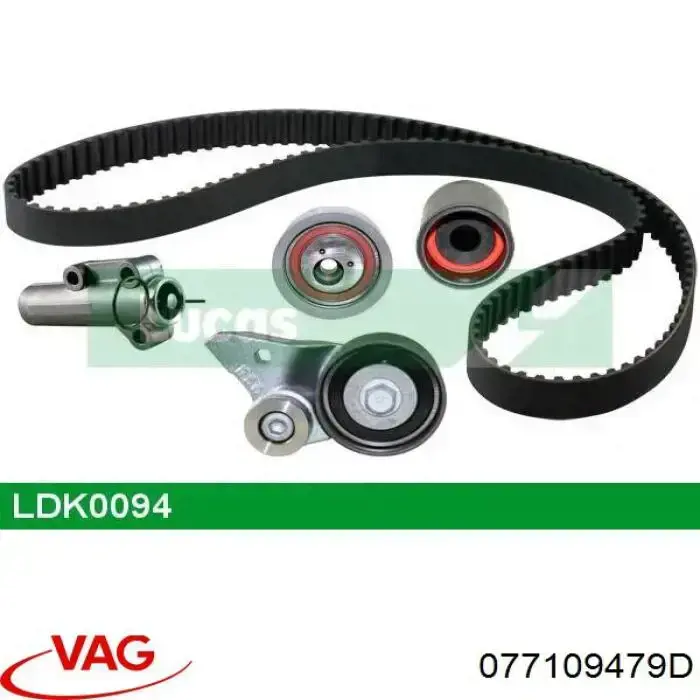 Натягувач ременя ГРМ VAG 077109479D ціна, від 49.10 USD