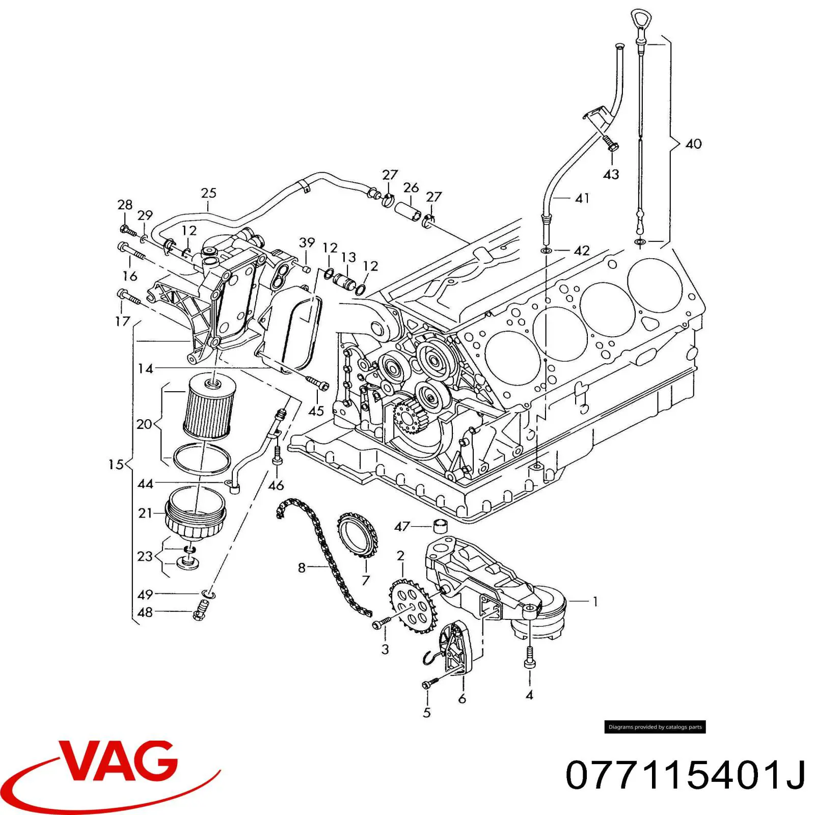Купити 077115401J VAG 