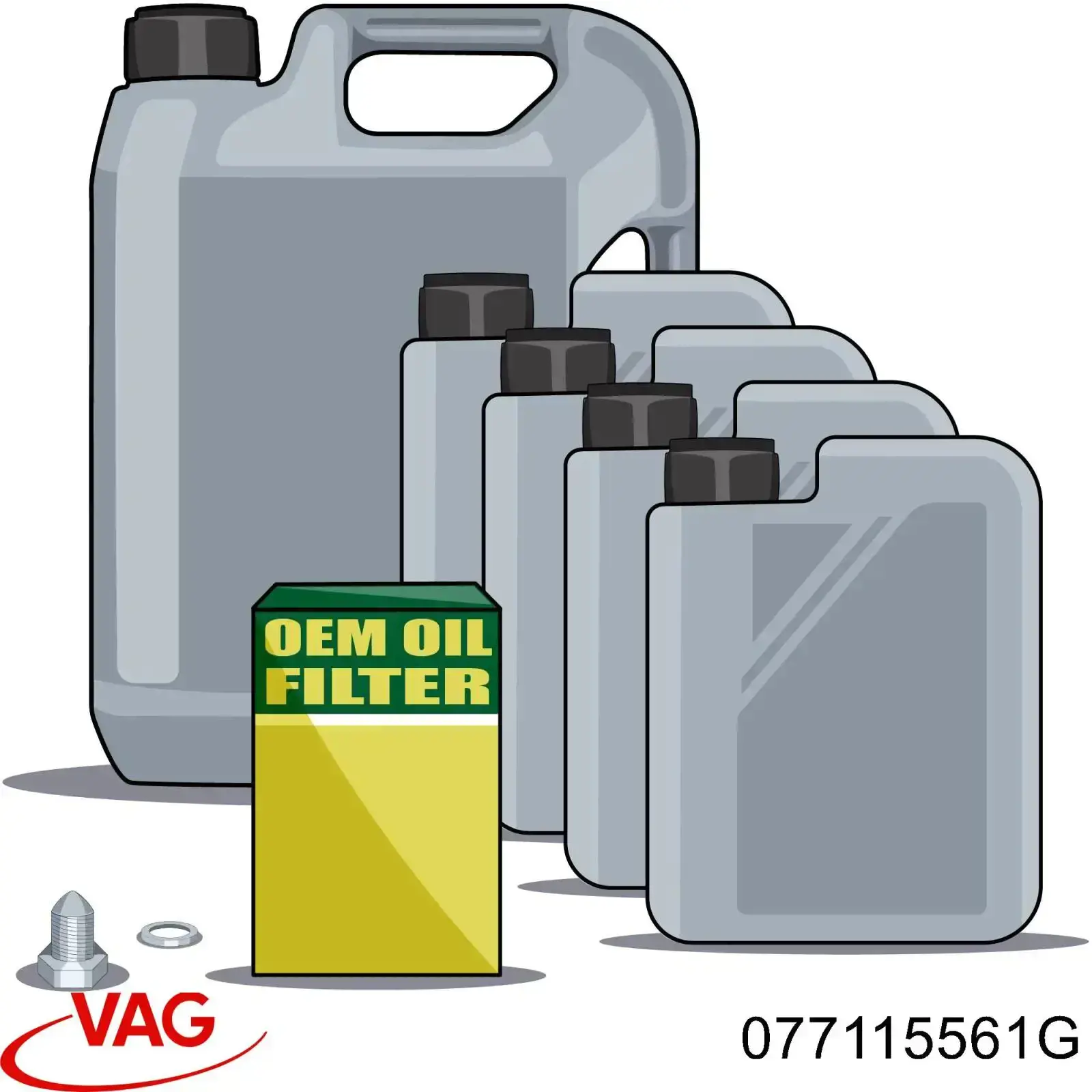 Масляний фільтр 077115561G VAG