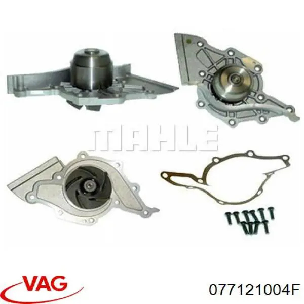Помпа охолодження VAG 077121004F ціна, від 51.77 USD