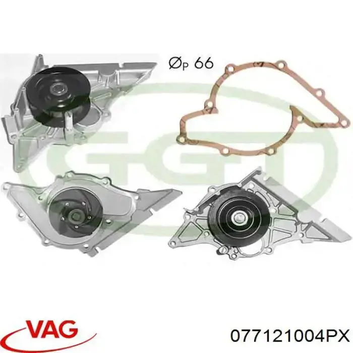 Купити 077121004PX VAG Насос охолоджуючої рідини