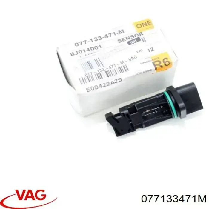 Датчик масової витрати повітря VAG 077133471M ціна, від 307.25 USD