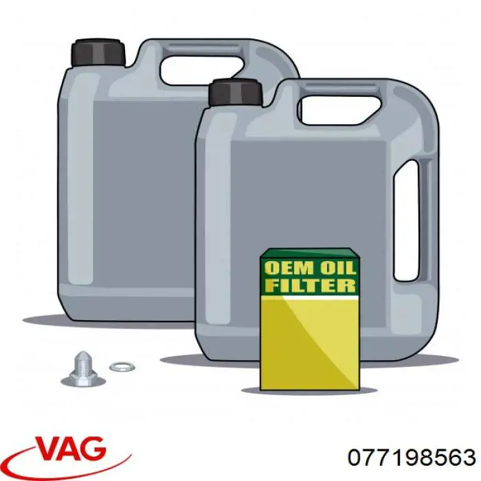 Купити 077198563 VAG Фільтр очищення масла відцентровий
