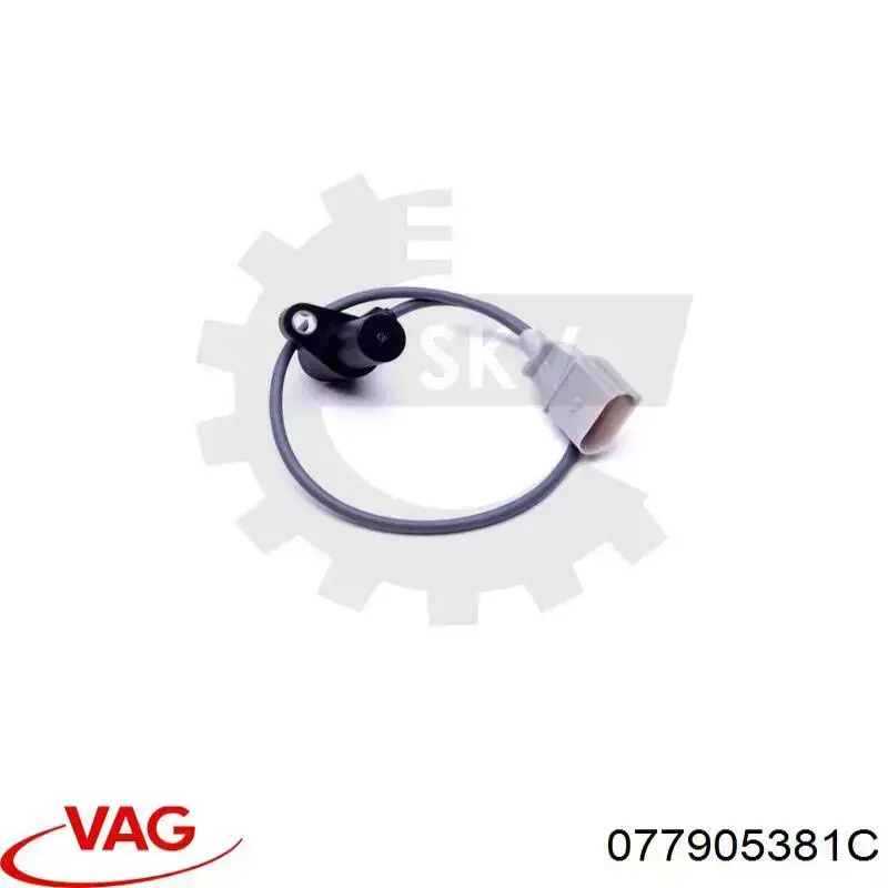 Датчик колінвала 077905381C VAG