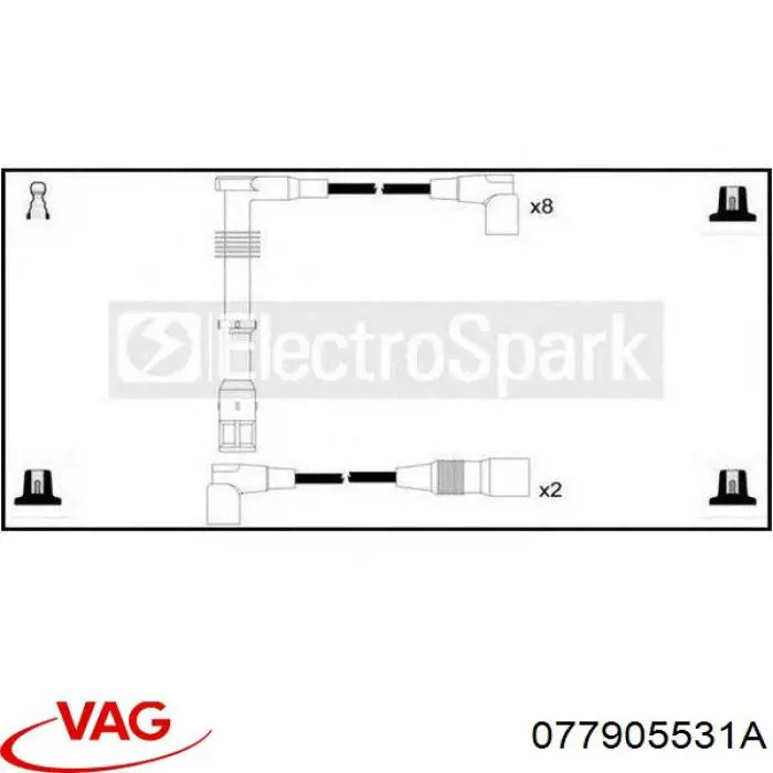 077905532A VAG Проводи високовольтні