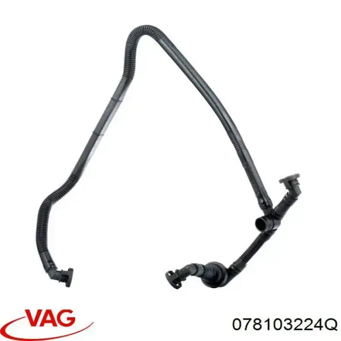 Трубка картера повітряна VAG 078103224Q ціна, від 63.42 USD
