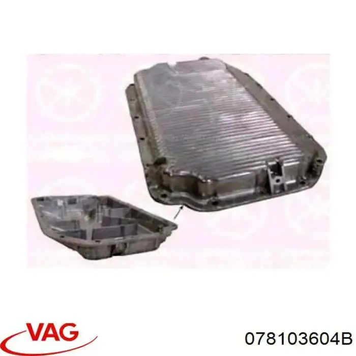 078103604B VAG Піддон масляний картера двигуна, нижня частина