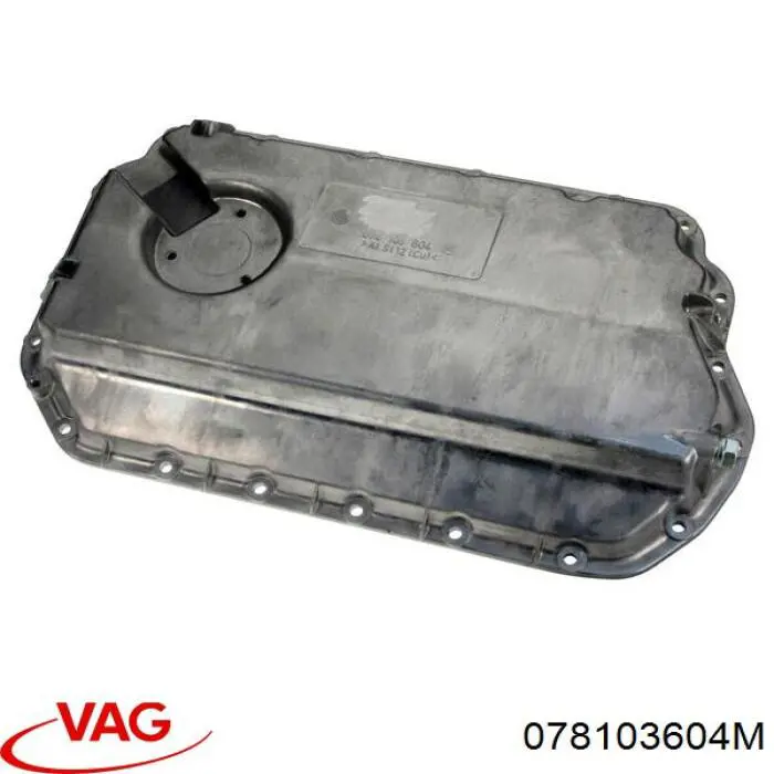 Піддон масляний картера двигуна, нижня частина 078103604M VAG